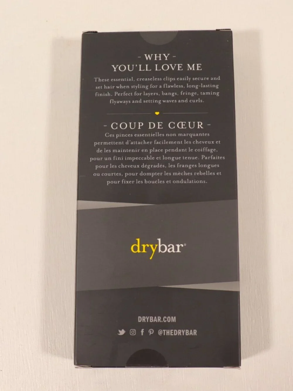 NWT Dry Bar Tiny Tamer Hair Clips